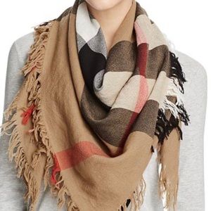 Burberry Colour Checked Square Scarf